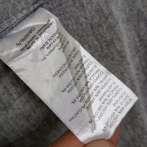 Free People We The Free Fresh & Clean Top in Heather Grey Size Small - Picture 5 of 5